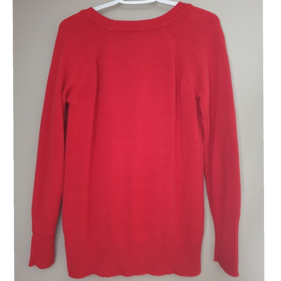 Red Knit Sweater - Picture 3 of 4